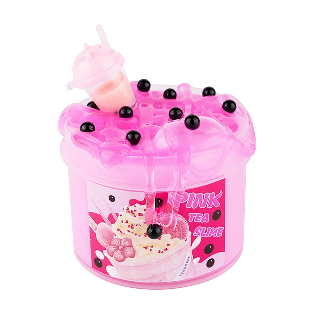 Fruit Jelly Cube Slime Kit – Crunchy Glitter Stress Relief Toy Slime Sensory Toy Oasis Select Pink One Size