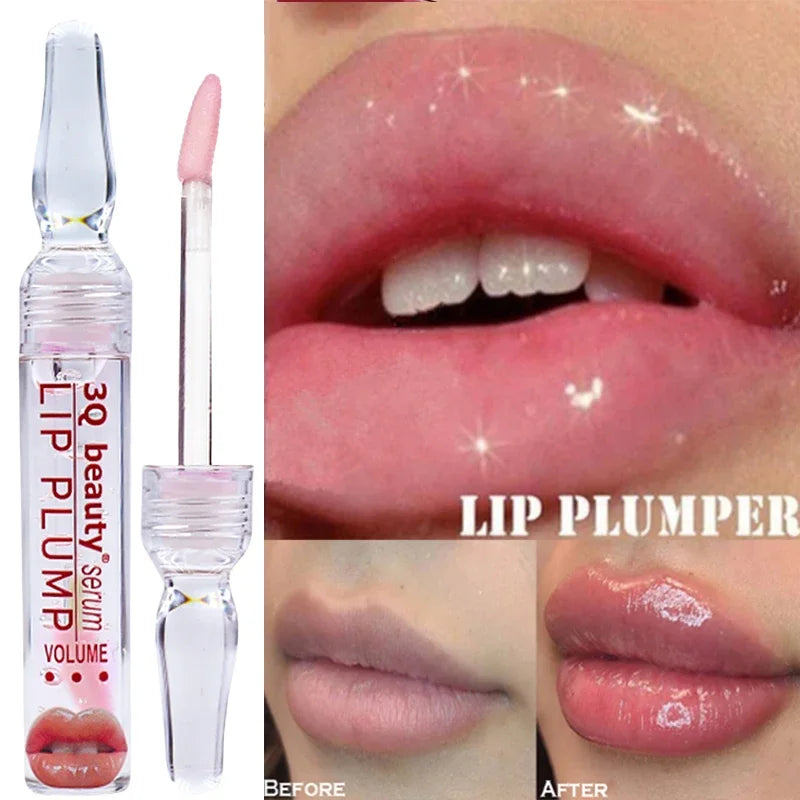 Volumising Lip Plumper Oil Gloss Serum – Hyaluronic Acid