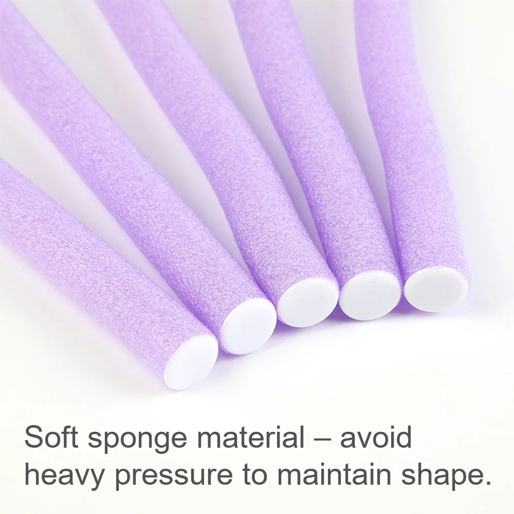 10pcs Universal Perm Curling Bar Hair Curling Stick Colorful Sponge Curling Iron Pearl Cotton Eva Curling Iron Oasis Select