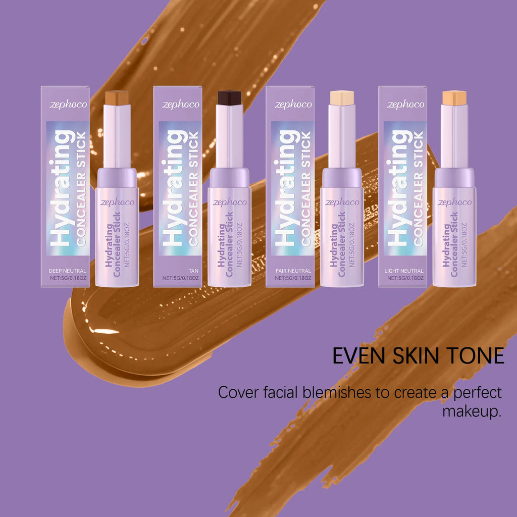 Zephoco Contour & Concealer Stick – Lightweight Long-Wear