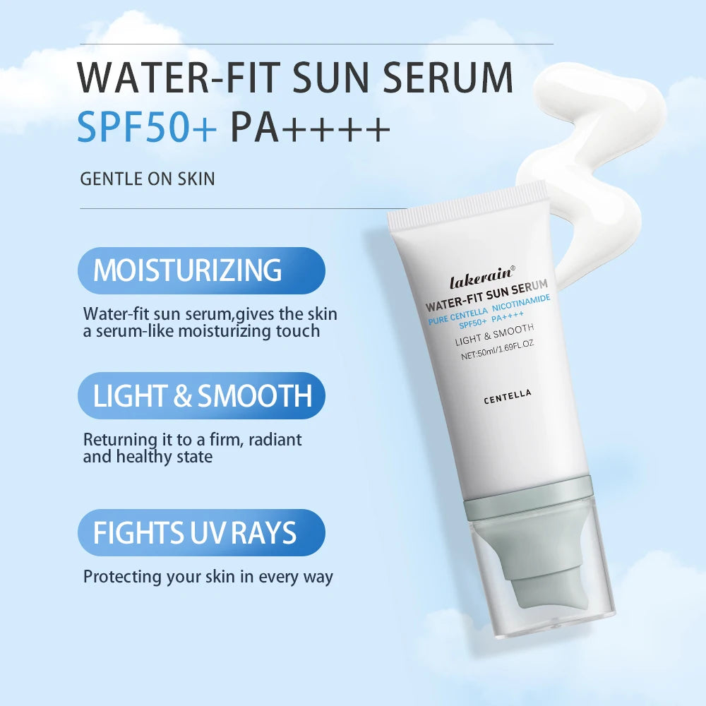 SPF 50+ Centella Sunscreen Serum | Lightweight Hydrating Sun Cream