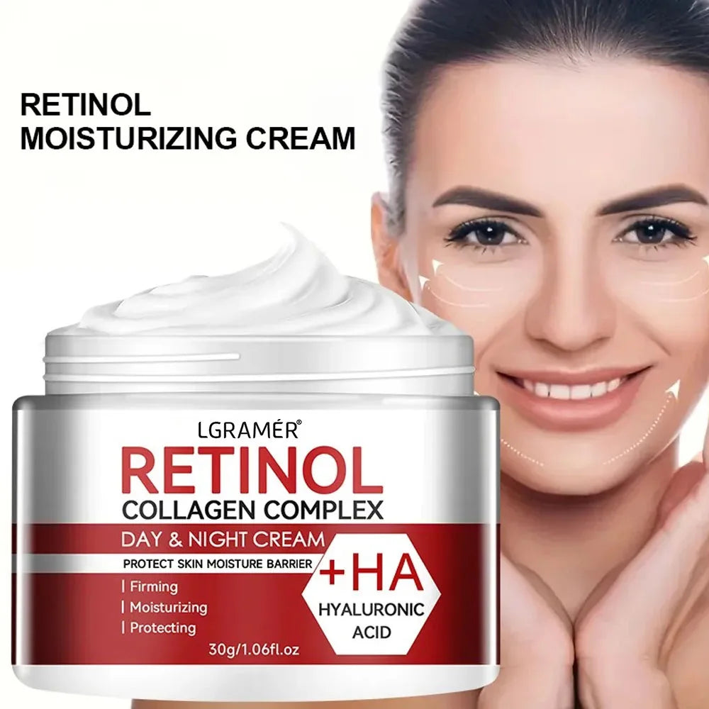 LGRAMER Retinol Collagen Face Cream – Firming & Moisturizing
