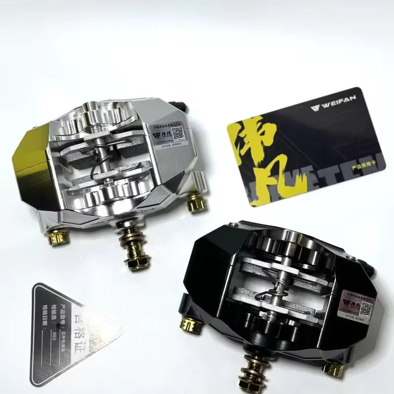 Weifan WF119 crab caliper brake disc brake modified with 7075 aluminum alloy serrated piston Oasis Select