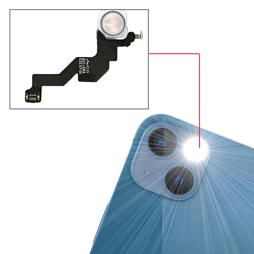 iPhone 12 & 13 Flash Light Module Replacement + Flex Cable