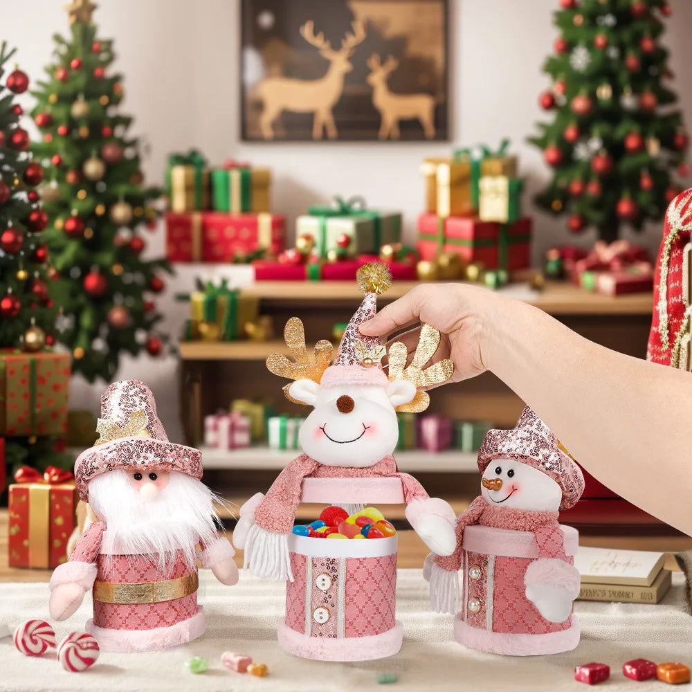 Christmas Apple Bag Gift Bag Christmas Eve Gift Box Candy Wrapped Snowman Children's Small Gift Christmas Decorations Oasis Select