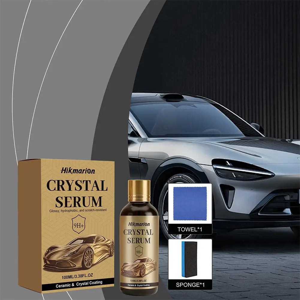 9H+ Car Ceramic Coating 100ml Nano Crystal Hydrophobic Serum Ceramic Car Coating Oasis Select