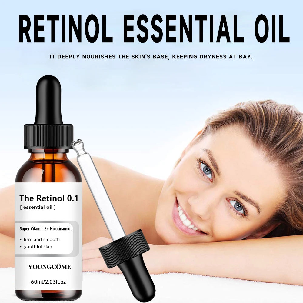 Retinol Face Serum – Vitamin E & Hyaluronic Acid | YOUNGCOME Retinol Face Serum Oasis Select