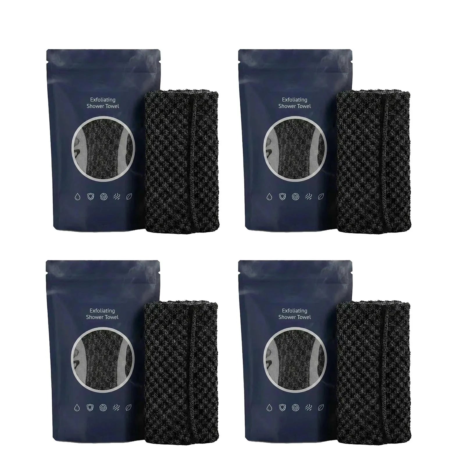 Nylon Exfoliating Bath Scrub Towel – Deep Cleanse & Soft Skin Body Scrub Towel Oasis Select Buy 2 Get 2 Free