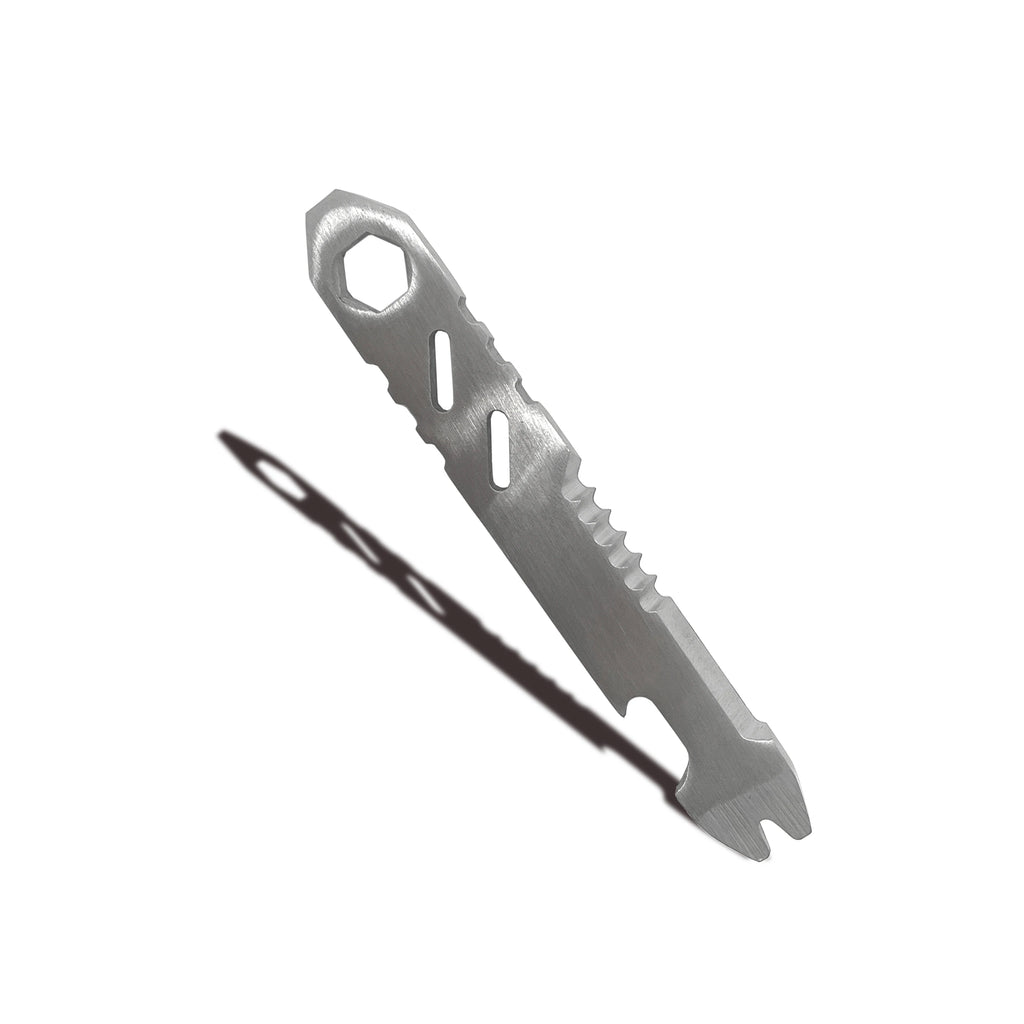 New Mini Stainless Steel Multifunctional Pry Bar, Mini EDC Hex Wrench, Bottle Opener, Portable Outdoor Bicycle Repair Tool Oasis Select