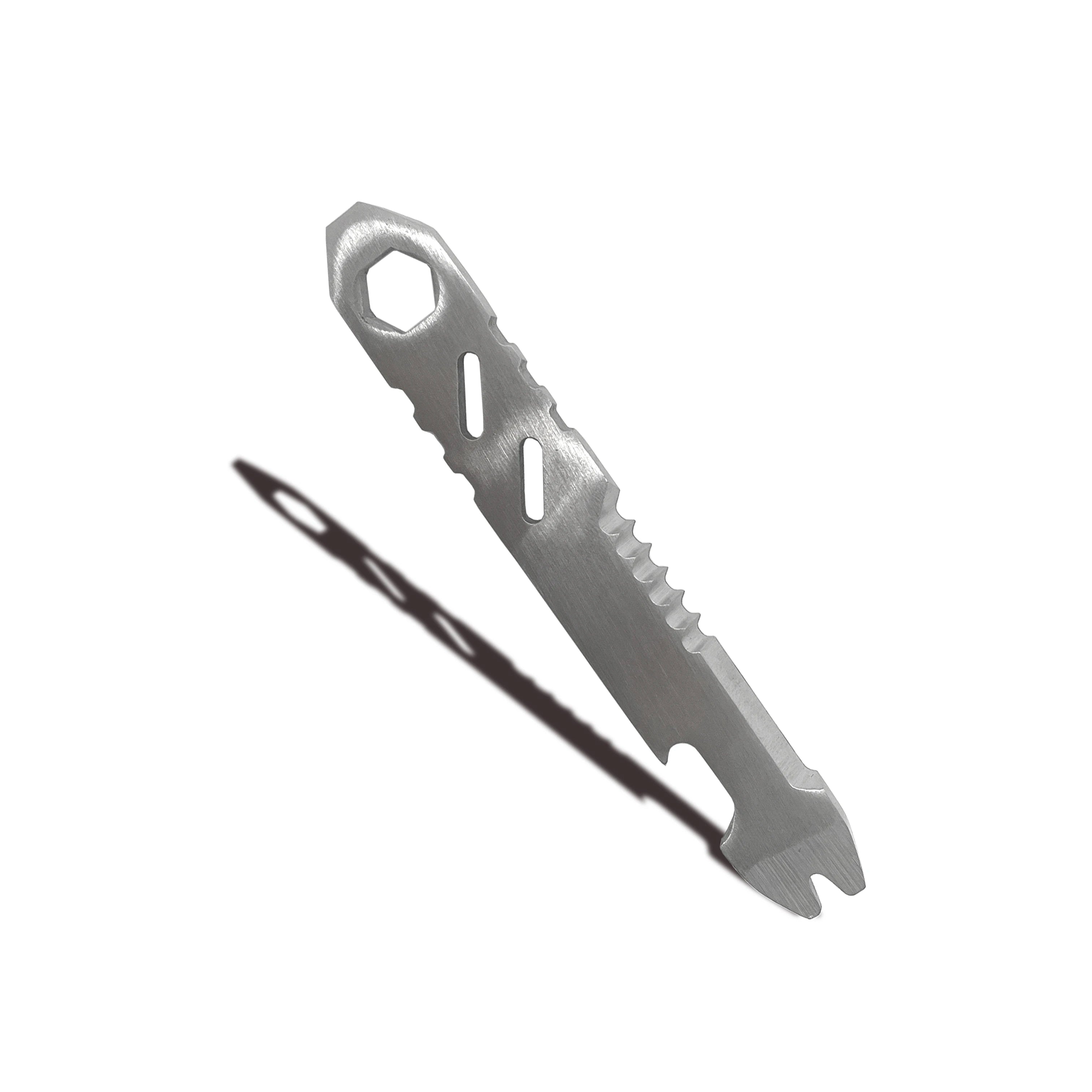 Mighty Bar Pocket Knife & Bottle Opener - Heavy Duty Stainless Steel Keychain, Edc Multitool For Everyday Carry Oasis Select