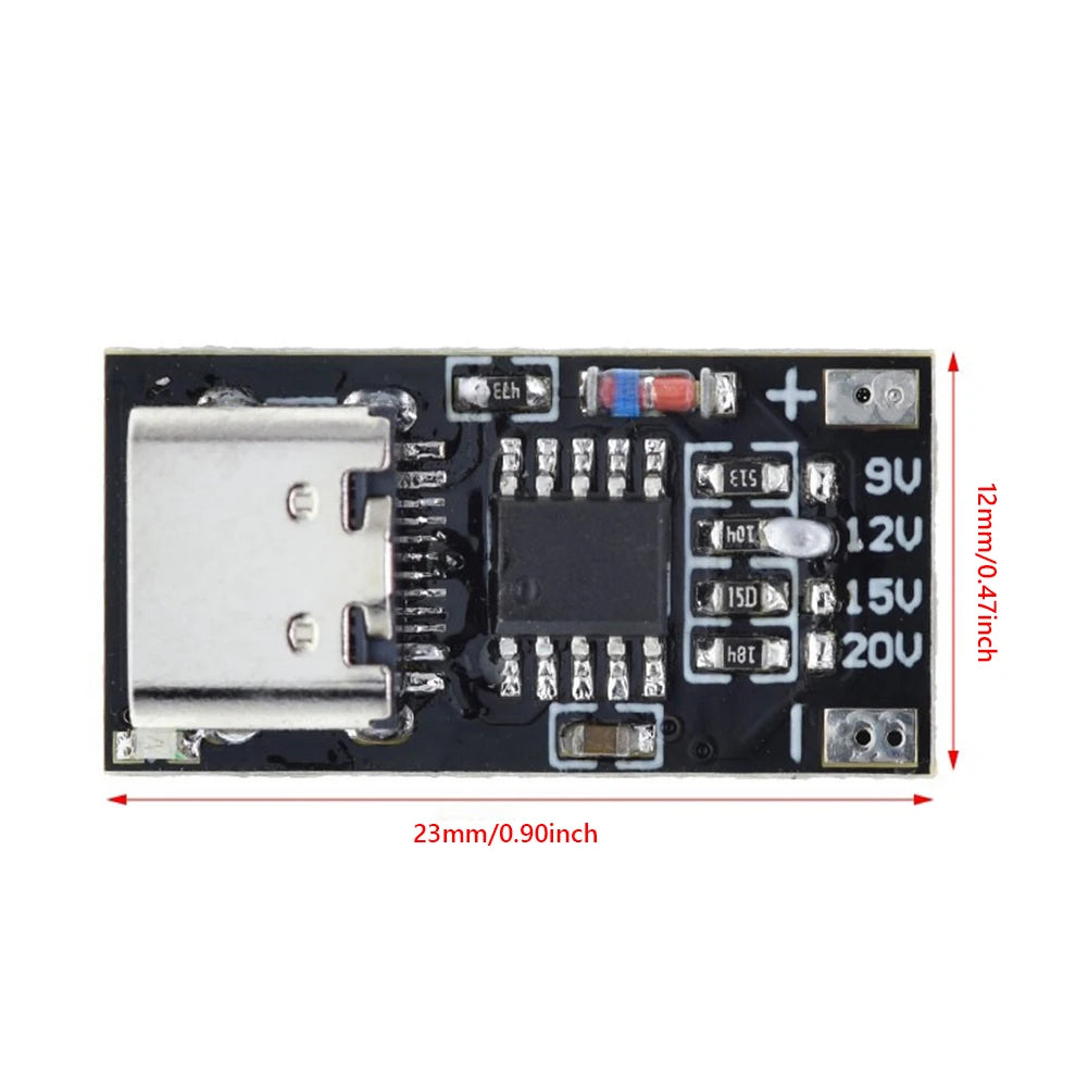ALLOYSEED USB-C Fast Charging Trigger Board PD QC AFC 9V–20V USB Charging Module Oasis Select