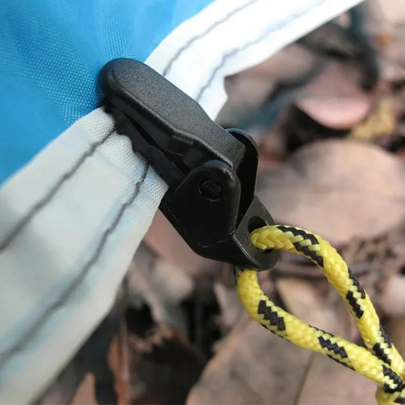 5/10pcs Windproof Crocodile Clip Tent Clip Non-slip Awning Tarpaulin Fixing Clip Outdoor Camping Tent Accessories Oasis Select