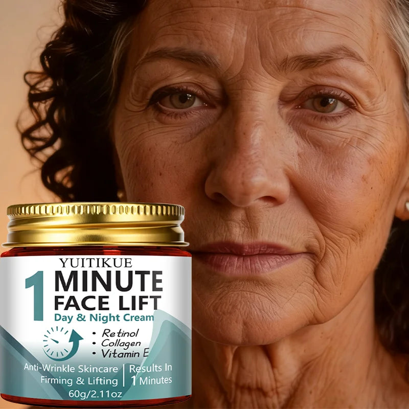 1-Minute Facial Lifting Day & Night Cream, contains retinol and collagen, anti-wrinkle skincare, firming and lifting Oasis Select