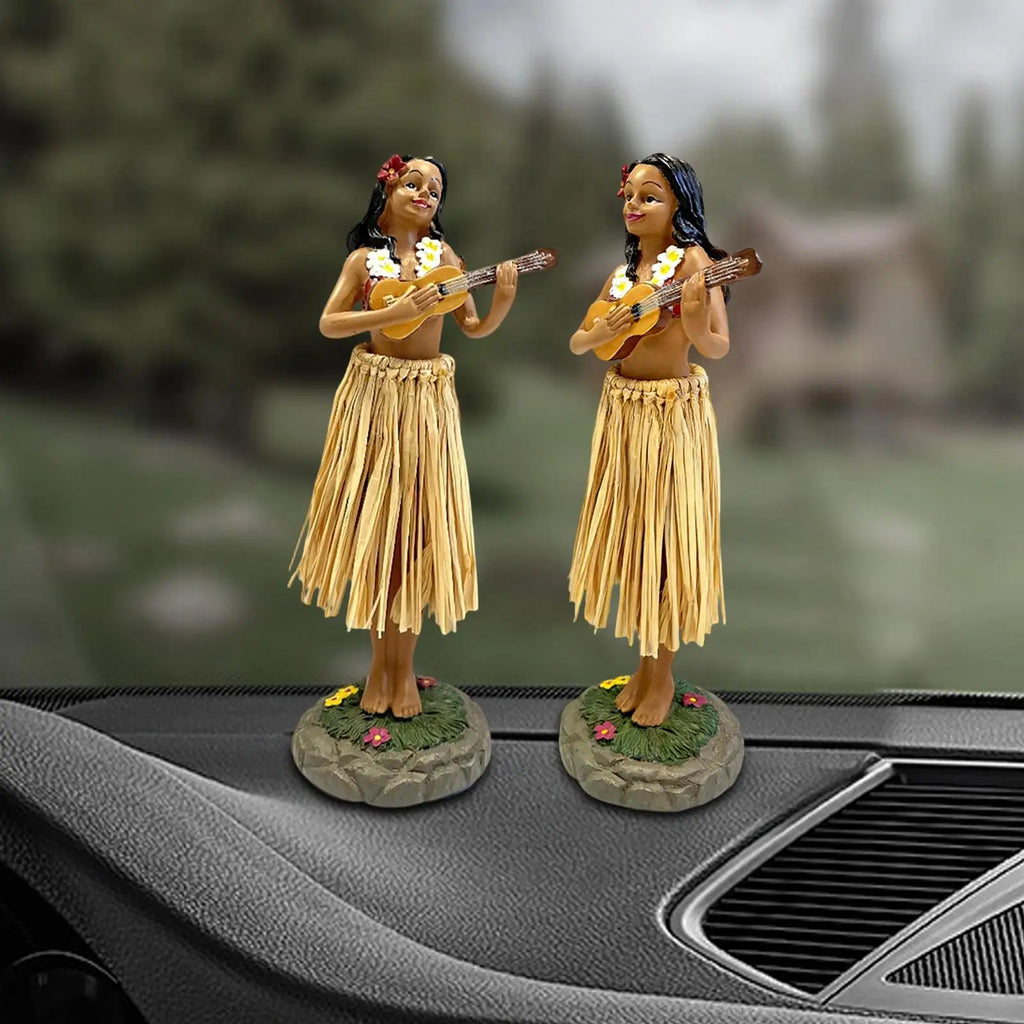 Hawaiian Dancer Dashboard Doll – Bobbing Car Decor Figure