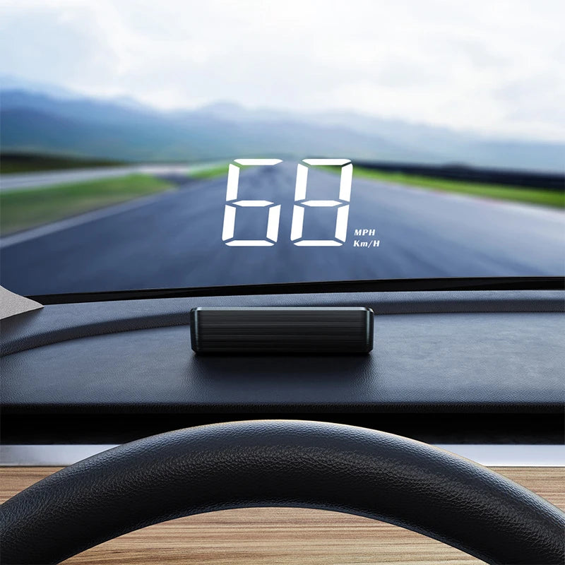 Car Speedometer HUD GPS Head Up Display Digital Speed Meter Windshield Projector For Vehicles Truck Auto Electronics Accessories Oasis Select