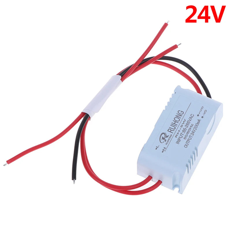 AC-DC Power Supply Module AC 1A 5W 220V to DC 3V 5V 9V 12V 15V 24V Mini Convert Oasis Select 24V