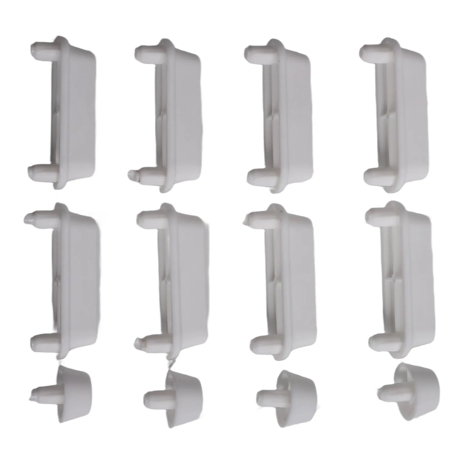 12pcs Toilet Seat Buffer Set Plastic Shock Absorber Toilet Seat Bumpers Toilet Seat Lid Pads Replacement Parts Oasis Select