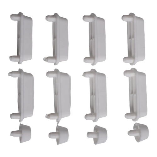 12pcs Toilet Seat Buffer Set Plastic Shock Absorber Toilet Seat Bumpers Toilet Seat Lid Pads Replacement Parts Oasis Select