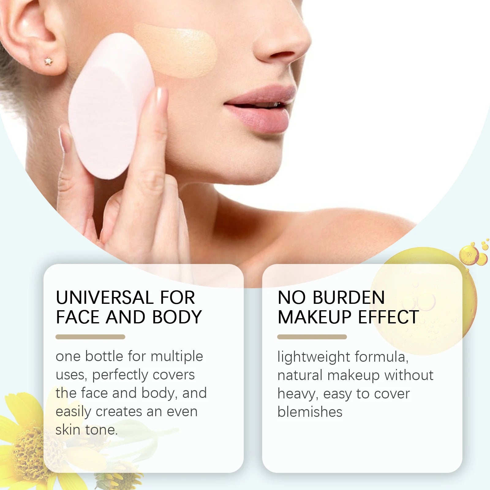 Eelhoe Waterproof Concealer BB Cream – Full Coverage 80g