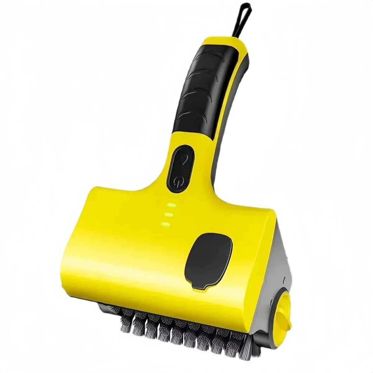 Rechargeable Electric Cleaning Brush for Grill and Kitchen Tiles with Motor Driven Scrubbing Head and Waterproof Construction