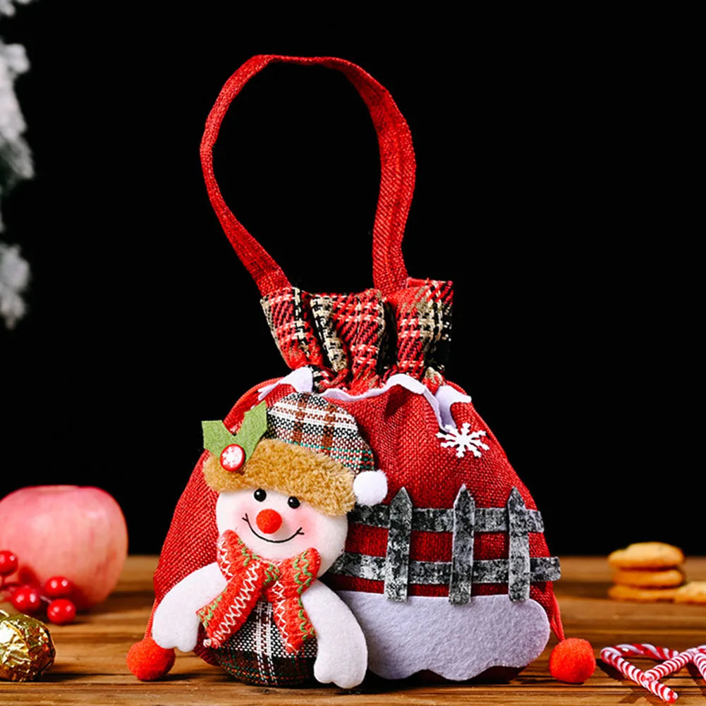 For Christmas Santa Sacks Cloth Present Bags with Strong Handle Cloth Designed for Carrying Holiday Candy and Treats Oasis Select
