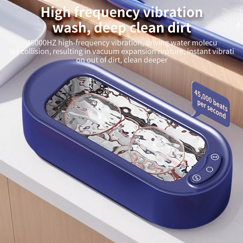 URGGU 45000Hz Ultrasonic Cleaner for Glasses & Jewelry
