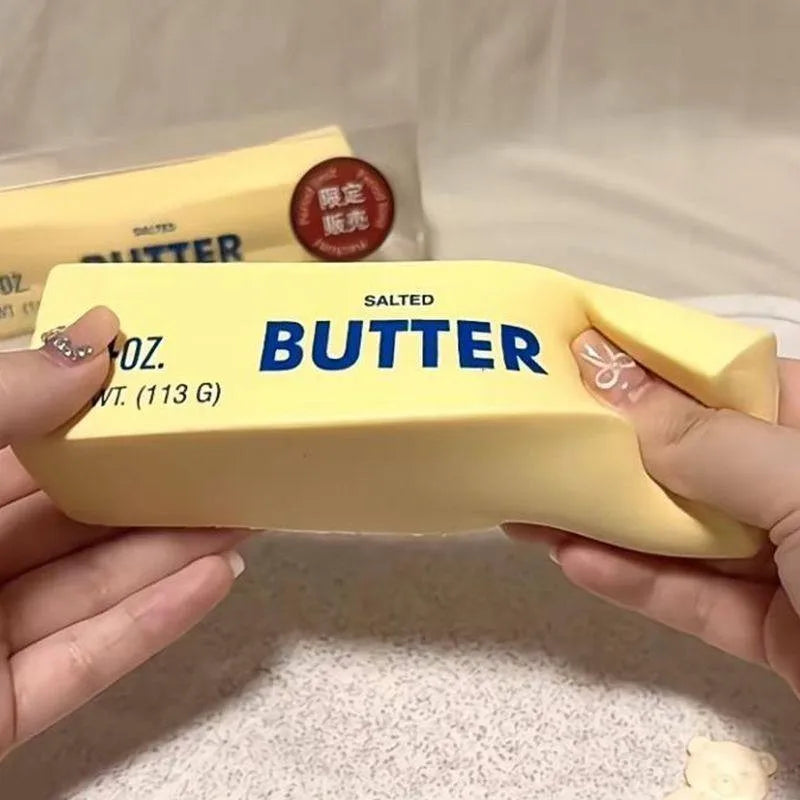 Butter Stick Squishy Toy Soft Slow Rebound Squeezing Fidget Toy Stress Relief Relax Sensory Decompression Gift for Kids Adults Oasis Select