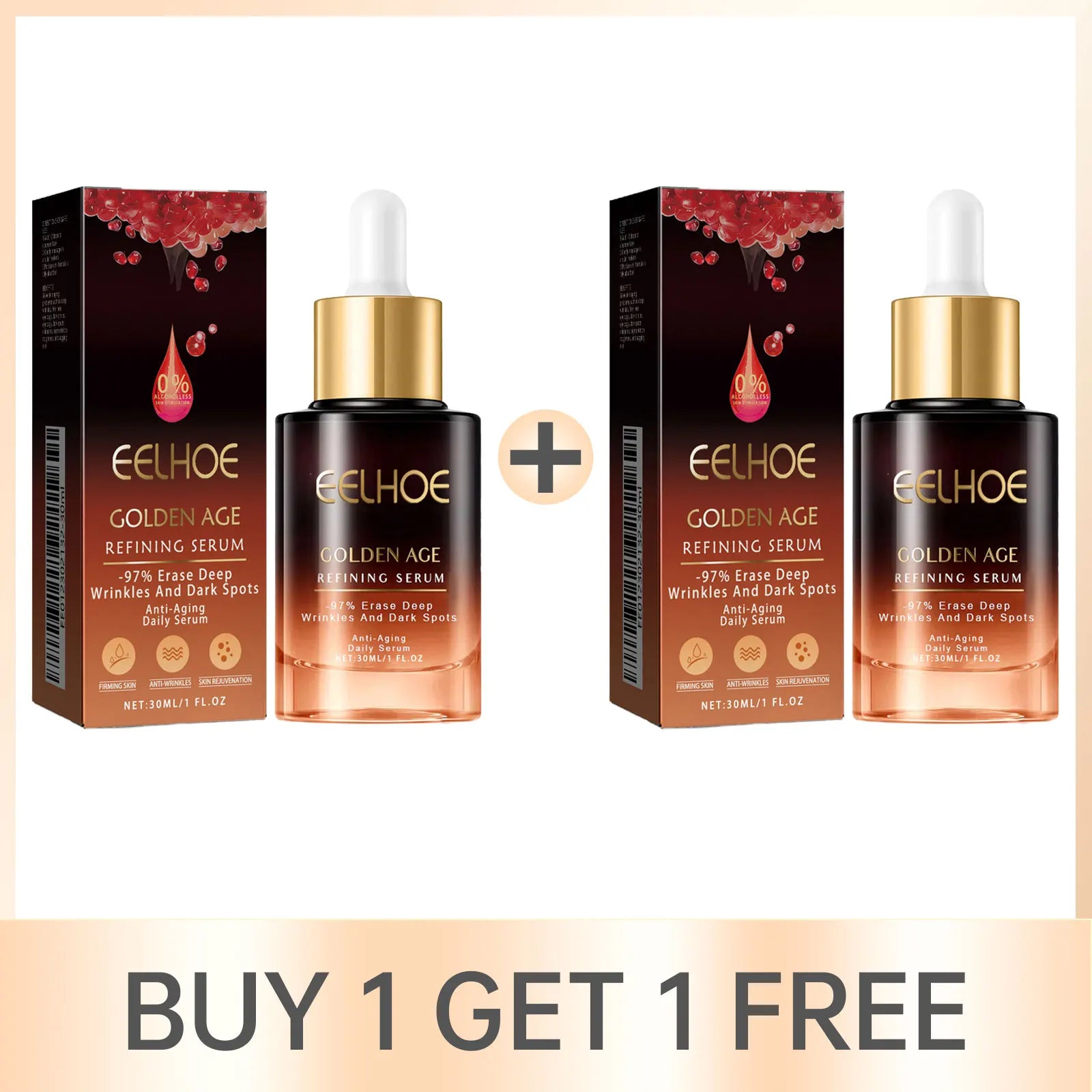 Eelhoe Vitamin C Booster Serum – Anti-Aging & Firming Vitamin C Face Serum Oasis Select Buy 1 Get 1 Free