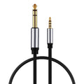 3.5mm to 6.35mm Stereo TRS Audio Cable – AUX Adapter 1M–3M