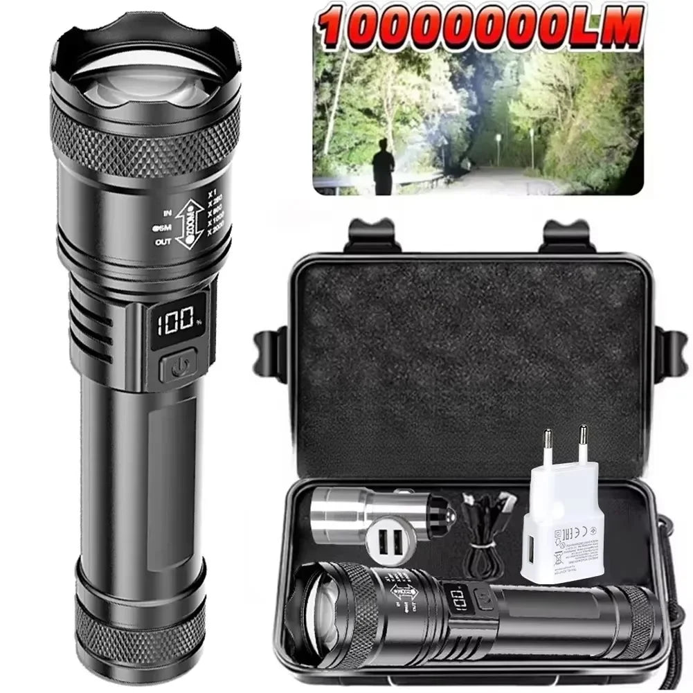 KDULIT Rechargeable Zoom LED Tactical Flashlight – 5 Modes