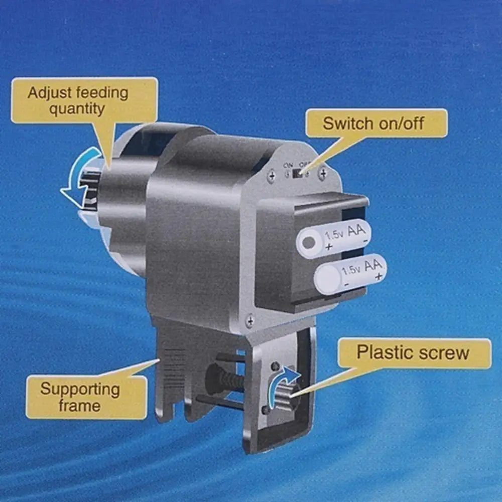 Automatic Fish Feeder | Aquarium Timer Food Dispenser Automatic Fish Feeder Oasis Select