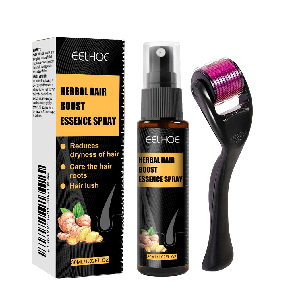 Herbal Hair Care Roller & Scalp Serum Set | Daily Nourishment