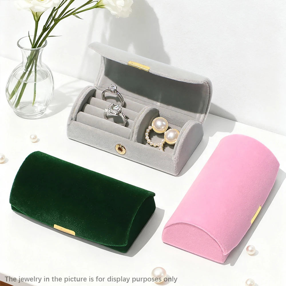 Exquisite portable jewelry storage box for Christmas, anti-oxidation luxury gift box for travel, business trips, and business Oasis Select