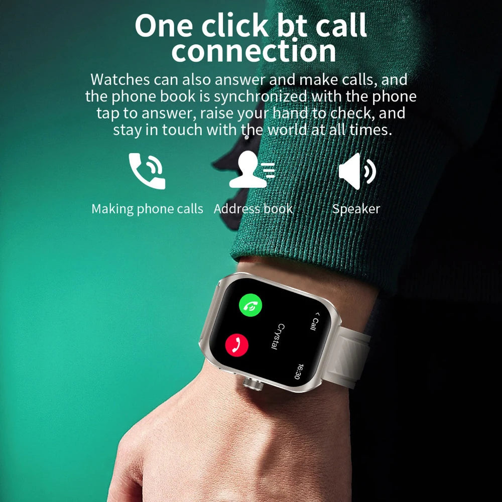 Outdoors Smart Watches MenWaterproof GPS Track NFC Gesture Control Blue Tooth Call Smartwatch Sports Fitness Compass Heart Rate Oasis Select