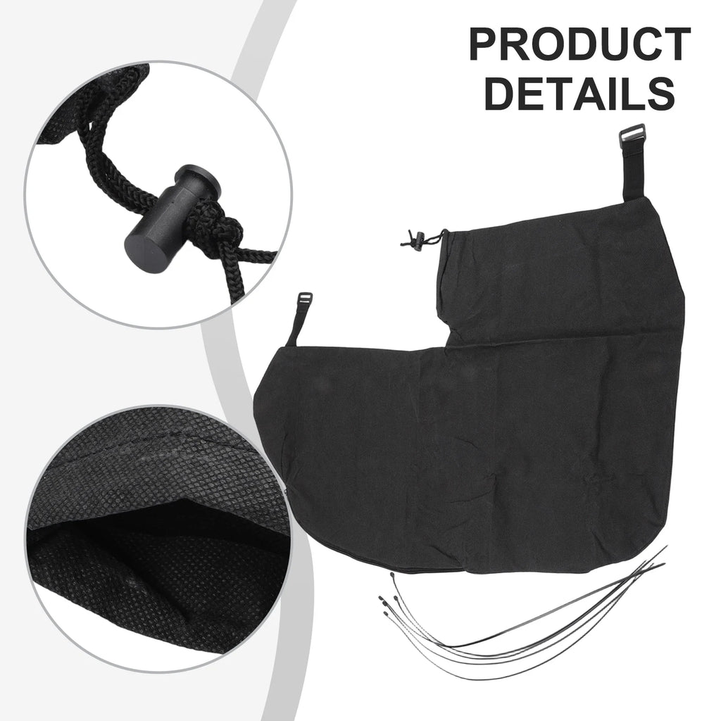 Leaf Vacuum Blower Bag Large Capacity Zipper Leaf Collection Bag For GE-CL 36 Li E-Solo For Gardenic Leaf Vacuum Cleaner Oasis Select