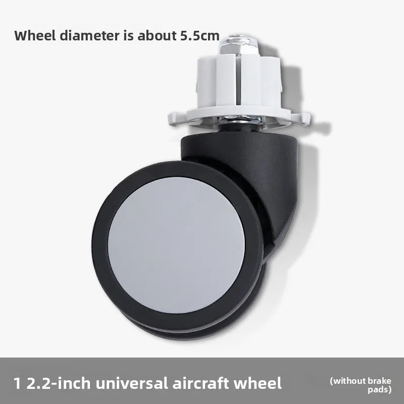 2inch Universal Mute Office Chair Wheel Caster Heavy Duty Swivel Castor Replace Furniture Wheels Roller Rubber Brake DIY Oasis Select C