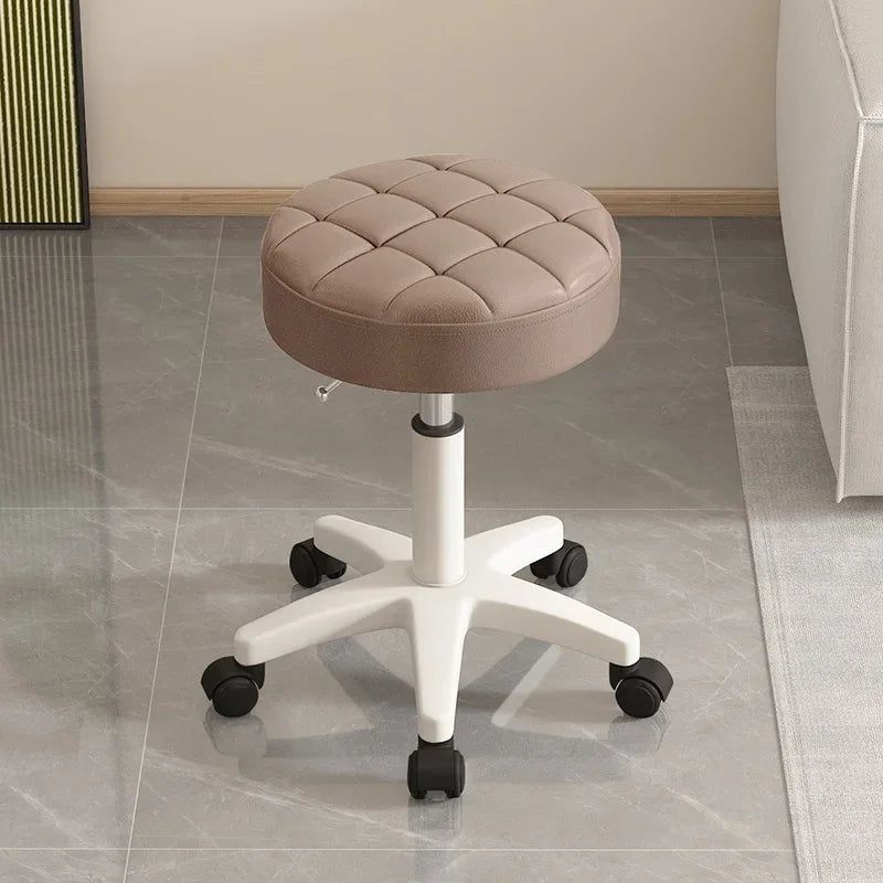 Massage stool Beauty salon stool Lifting rotating round stool Hair manicure Barber shop stool Round stool with wheels Oasis Select
