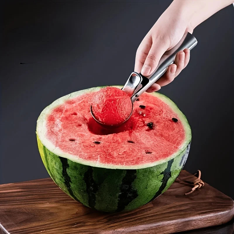 Stainless Steel Ice Cream Scoop Ergonomic Handle Rustproof For Ice Cream Sorbet Frozen Dessert Home Kitchen Commercial Use Party Oasis Select