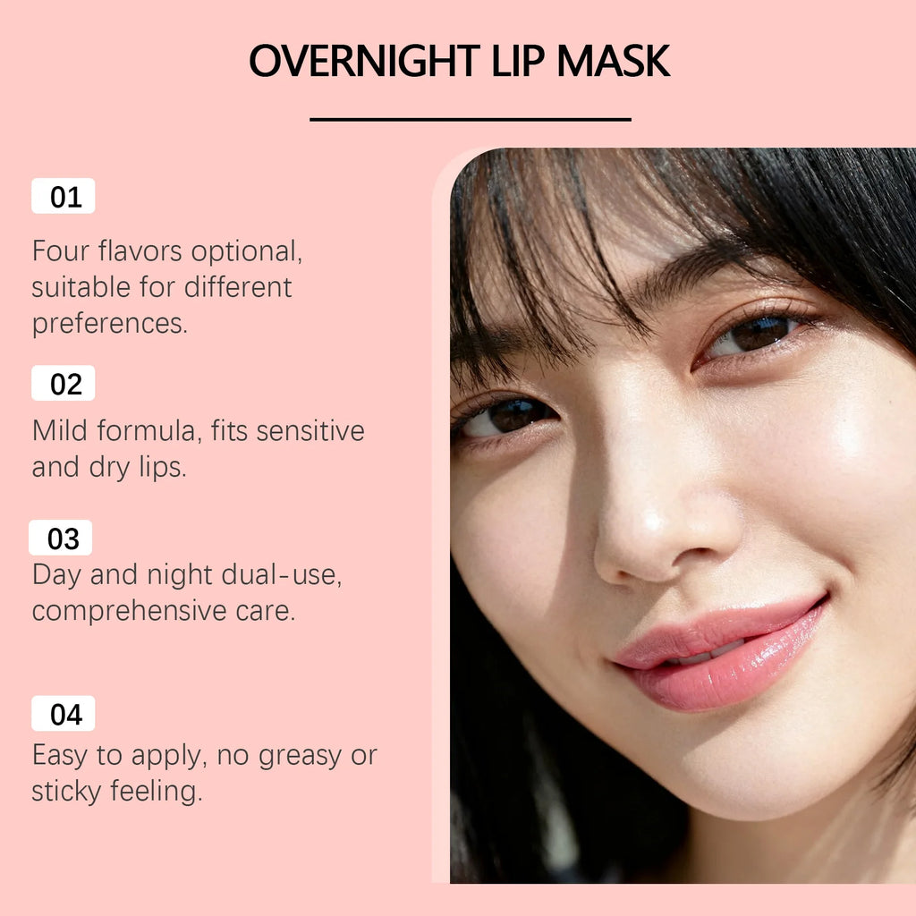 Berry Hydrating Sleep Lip Mask – Lightweight & Moisturizing Sleep Lip Mask Oasis Select