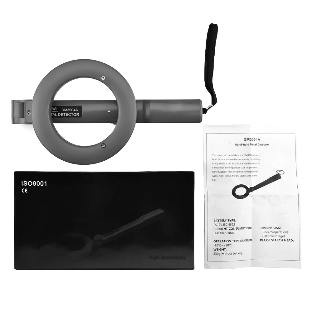 Portable Metal Detector Collapsible Handheld Metal Detector Waterproof High Precision Detection Beeping Alarm Oasis Select