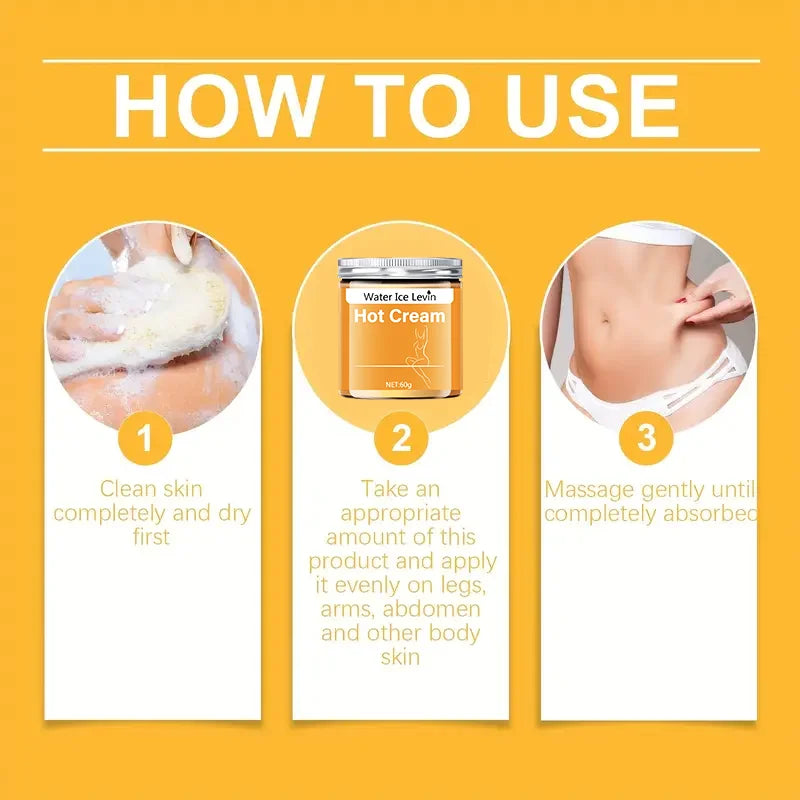 Full Body Fitness Massage Cream, Hot Compress to Tighten Abdominal Muscles Oasis Select