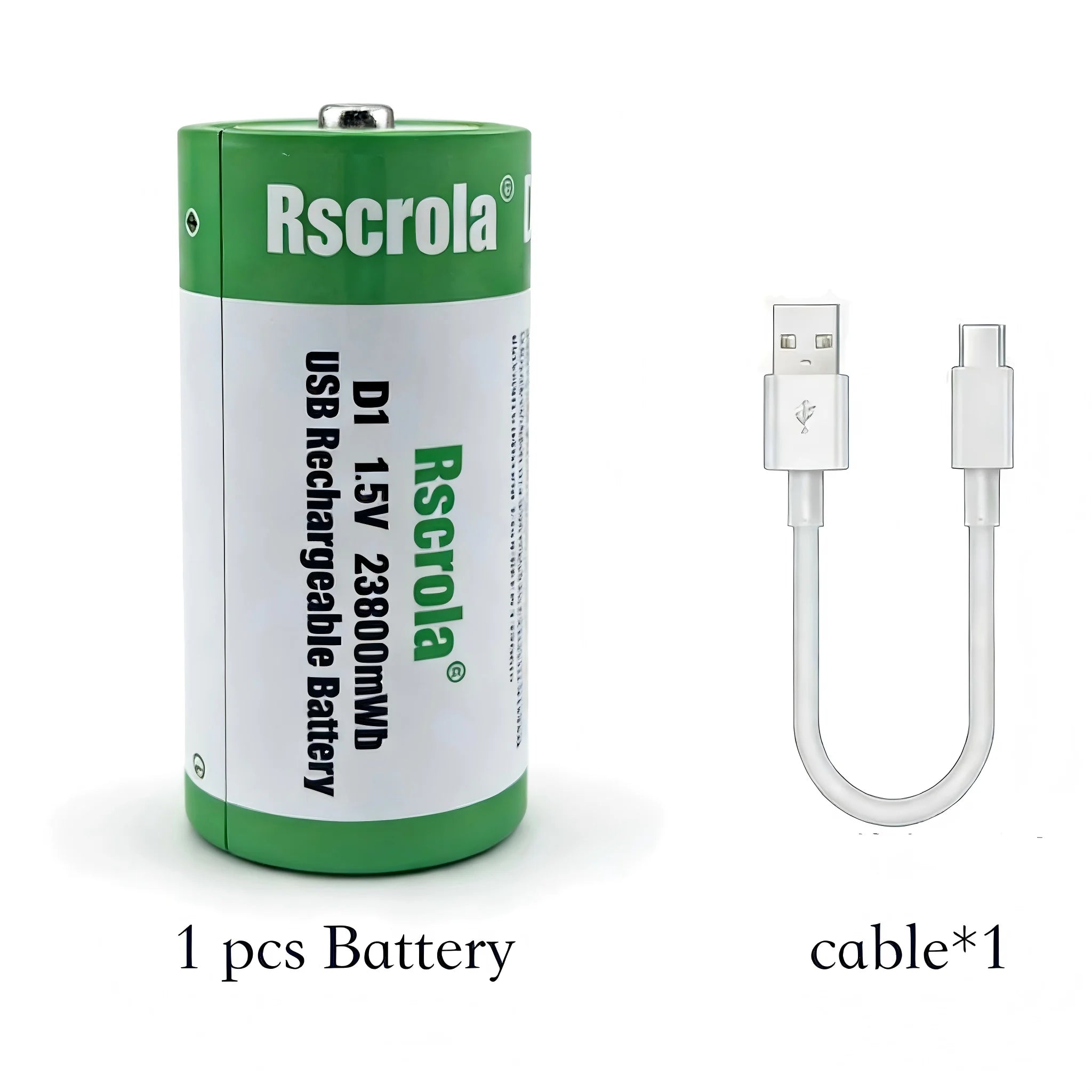 1.5V Constant Voltage Output D Size Rechargeable Batteries,Cost-Saving with Cycle Charging,Stable/large capacity/high cycle life Oasis Select 1 Battery