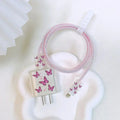 Cute Floral iPhone Charger & Cable Cover – TPU Protective Case