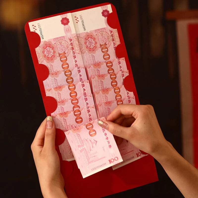 Creative Suprise Big Hongbag New Year Red Envelope birthday Red Pouch Chinese Traditional Lucky Money Pouch 2026 New Year Gifts Oasis Select