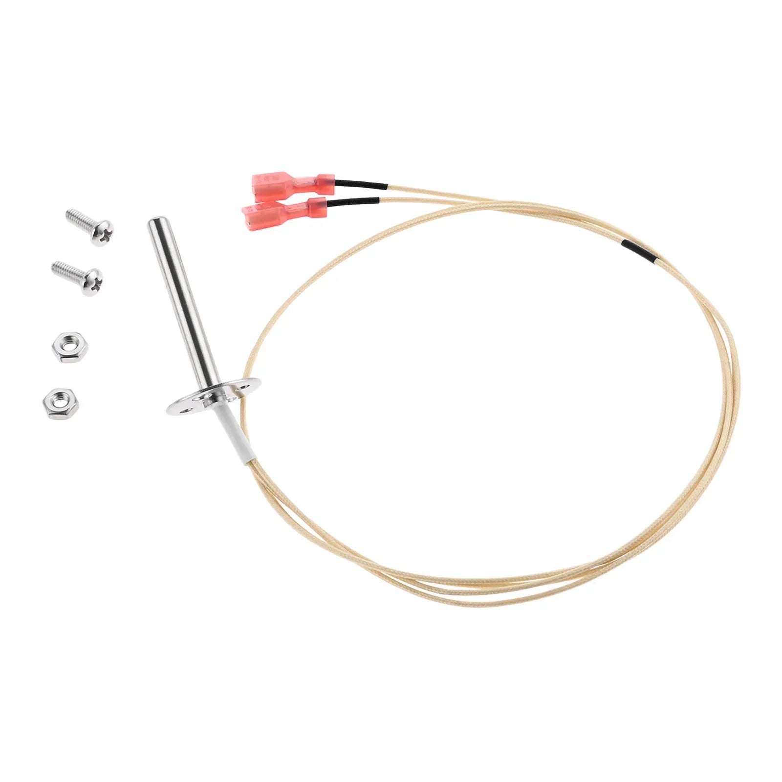 1Set Stainless Steel Temperature Probe Sensor Fit for Bullseye Recteq 380 RT-B380 RT-B380X Wood Pellet Grill with Screws Nuts Oasis Select