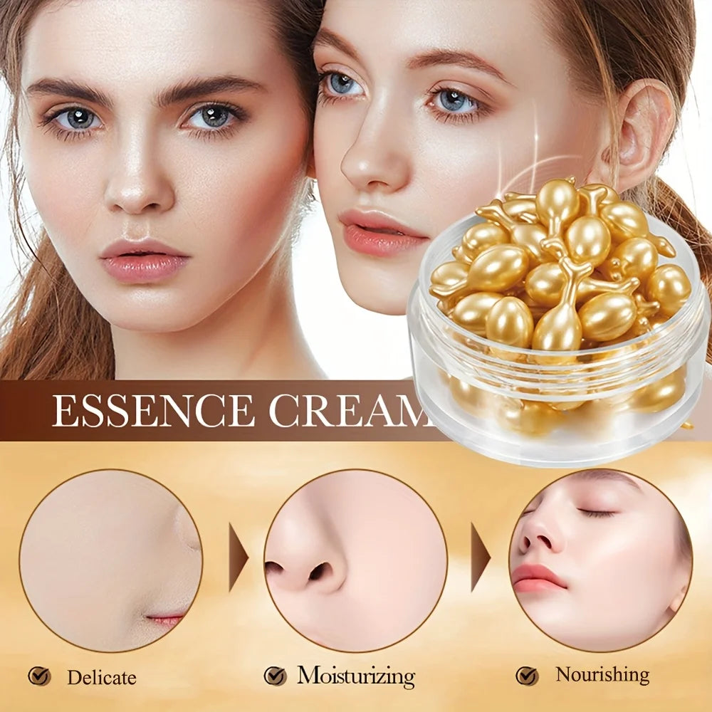 Vitamin E Moisturizing Essence Capsules – Deep Hydrating Serum Facial Essence Capsules Oasis Select