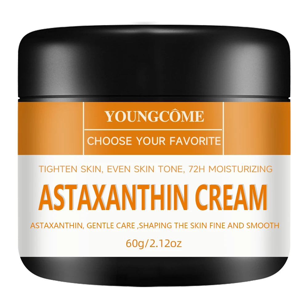YOUNGCOME Astaxanthin Face Cream – Hydration & Smooth Skin Facial Moisturizer Cream Oasis Select 60g