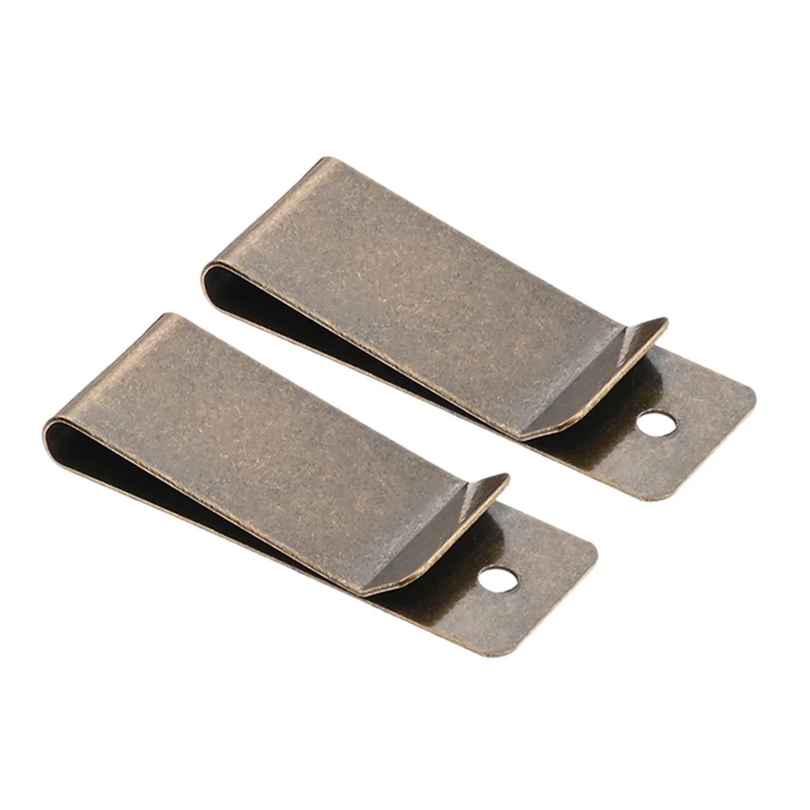 2-Pack Antique Bronze Iron Spring Buckle Sheath Clips DIY