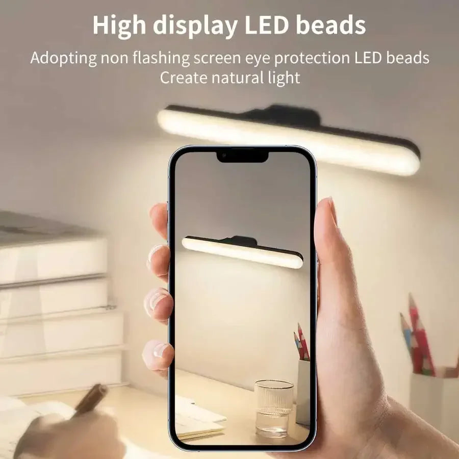 LED Makeup Mirror Light USB Rechargeable Stepless Dimming Magnetic Vanity Lamp For Bedroom Selfie Wardrobe Bathroom Lighting Oasis Select