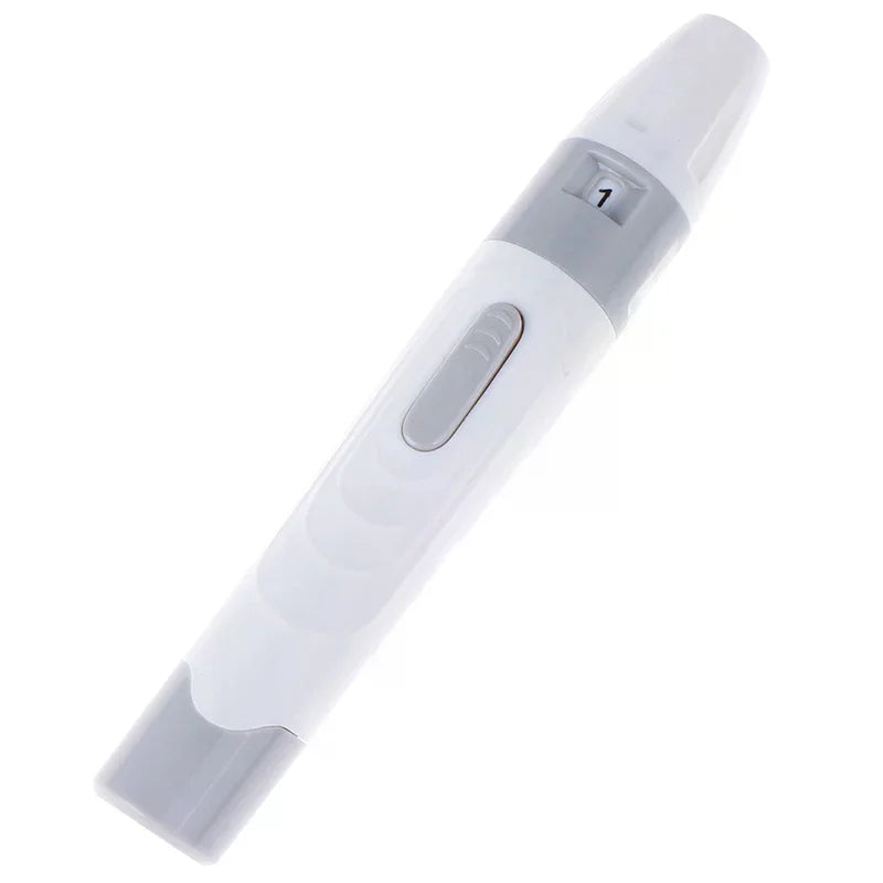 Lancet Pen Lancing Device for Diabetics Blood Collect 5 Adjustable Depth Blood Oasis Select